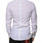 White Cotton Slim Fit GOLD Men Dress Shirt