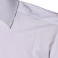 White Cotton Slim Fit GOLD Men Dress Shirt