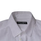 White Cotton Slim Fit Men Formal Dress Shirt