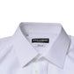 White Cotton Slim Fit Formal GOLD Dress Shirt