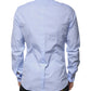 Light Blue Cotton Slim Fit GOLD Men Dress Shirt