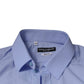 Light Blue Cotton Slim Fit GOLD Men Dress Shirt