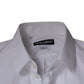 White Bib Cotton Poplin GOLD Men Formal Shirt