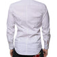 White Cotton Slim Fit Men MARTINI Dress Shirt