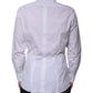 White Bib Cotton Poplin GOLD Men Formal Shirt