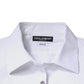 White Bib Cotton Poplin GOLD Men Formal Shirt