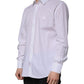 White Cotton Slim Fit MARTINI Dress Shirt