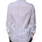 White Cotton Slim Fit MARTINI Dress Shirt