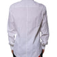 White Cotton Slim Fit MARTINI Dress Shirt