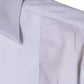 White Bib Cotton Poplin GOLD Formal Shirt