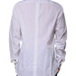 White Logo Cotton Slim Fit GOLD Dress Shirt