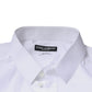 White Logo Cotton Slim Fit GOLD Dress Shirt