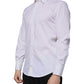 White Cotton Blend Formal MARTINI Shirt