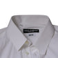 White Cotton Blend Formal MARTINI Shirt