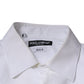 White Bib Cotton Poplin GOLD Men Formal Shirt