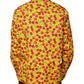 Yellow Cherry Button Down Men Casual Shirt