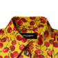 Yellow Cherry Button Down Men Casual Shirt