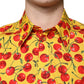 Yellow Cherry Cotton MARTINI Dress Shirt