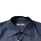 Blue Logo Long Sleeve Button Down Casual Shirt
