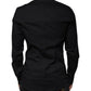 Black Eye Patch Long Sleeve GOLD Dress Shirt