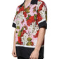 Multicolor Floral Button Down Casual Shirt