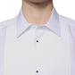 White Bib Cotton Poplin GOLD Formal Shirt