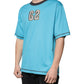 Blue Logo Crew Neck Short Sleeves T-shirt