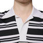 Multicolor Stripe Collared Polo T-shirt