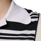 Multicolor Stripe Collared Polo T-shirt