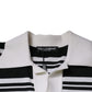 Multicolor Stripe Collared Polo T-shirt