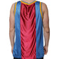 Multicolor Jersey Tank Sleeveless T-shirt