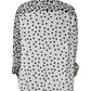 Black White Polka Dots Silk Men Casual Shirt