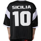 Black White Sicilia Short Sleeves T-shirt