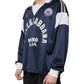 Blue White Milano Long Sleeve Jersey T-shirt