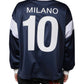 Blue White Milano Long Sleeve Jersey T-shirt