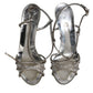 Silver Crystal Slingback KEIRA Sandals Shoes