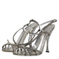 Silver Crystal Slingback KEIRA Sandals Shoes