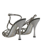 Silver Crystal Slingback KEIRA Sandals Shoes