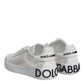 White Calf Leather Portofino Sneakers Shoes