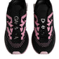 Black Pink SORRENTO Sport Stretch Sneakers Shoes