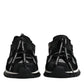 Black White Logo Sorrento Sneakers Shoes