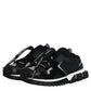 Black White Logo Sorrento Sneakers Shoes