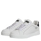 White Black Portofino Low Top Sneakers Shoes