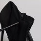 Black Viscose Mesh Sock Style Boots Shoes