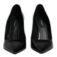 Black Patent Leather High Heels Pumps Shoes