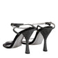 Black Ankle Strap High Heels Sandals Shoes