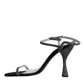 Black Ankle Strap High Heels Sandals Shoes