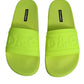 Green Rubber Slides Sandals Beachwear Shoes