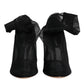 Black Nylon Mesh Sock Style Boots Shoes