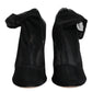 Black Nylon Mesh Sock Style Boots Shoes